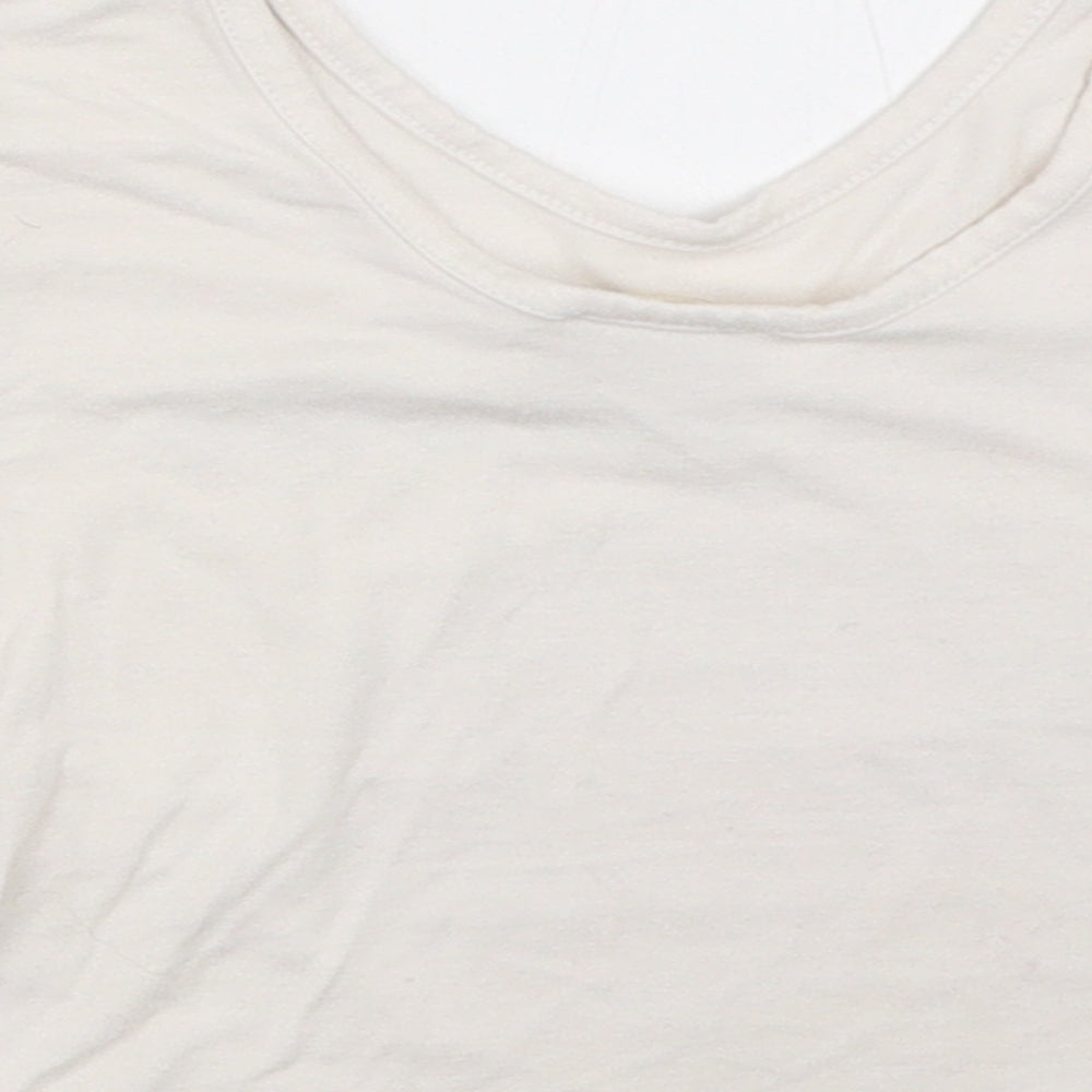River Island Girls Ivory   Cropped T-Shirt Size 7-8 Years