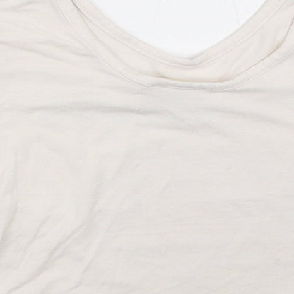 River Island Girls Ivory   Cropped T-Shirt Size 7-8 Years