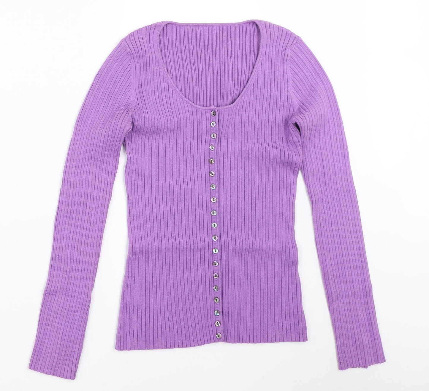 Womens UK Size XS Preworn Purple Pullover Jumper