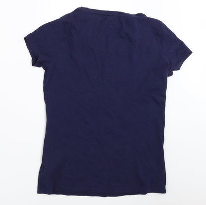 Primark Womens Blue Solid  Top Pyjama Top Size 6
