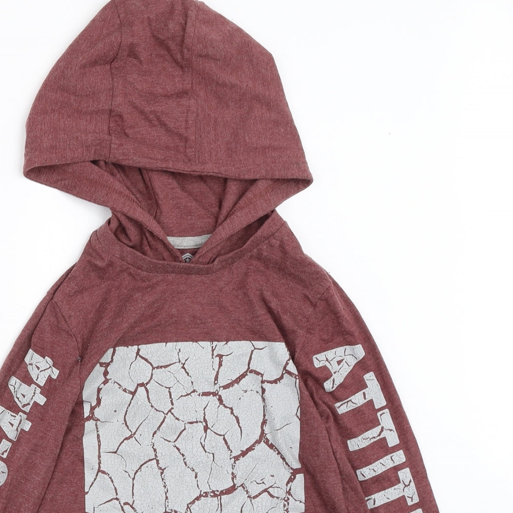 F&F Boys Red   Pullover Hoodie Size 6-7 Years