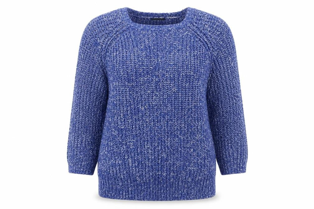 Womens UK Size 10 F&F Blue Pullover Jumper