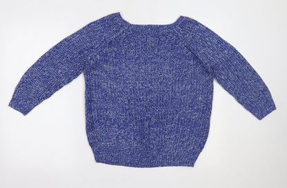 F&F Womens Blue   Pullover Jumper Size 10