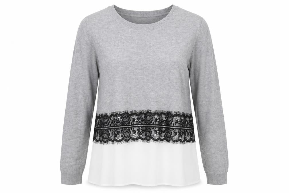 Womens UK Size 12 Peacocks Grey Basic Blouse