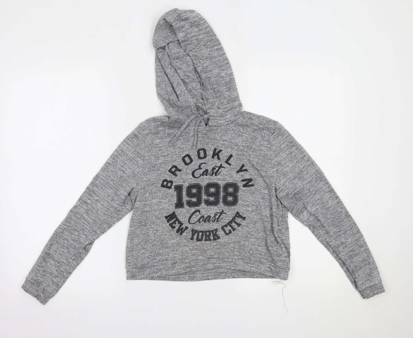New Look Girls Grey   Pullover Hoodie Size 10-11 Years