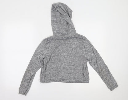 New Look Girls Grey   Pullover Hoodie Size 10-11 Years