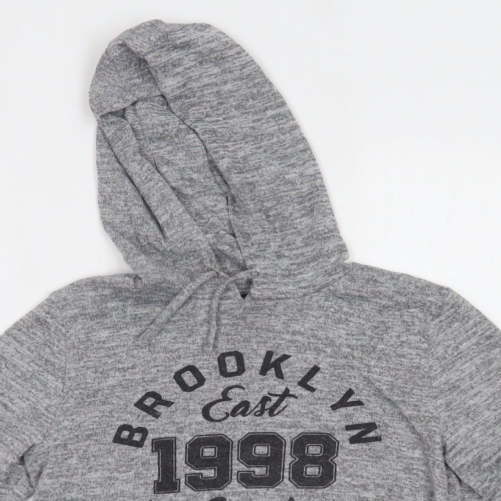 New Look Girls Grey   Pullover Hoodie Size 10-11 Years