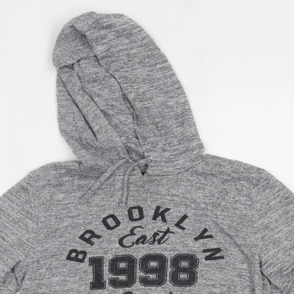 New Look Girls Grey   Pullover Hoodie Size 10-11 Years