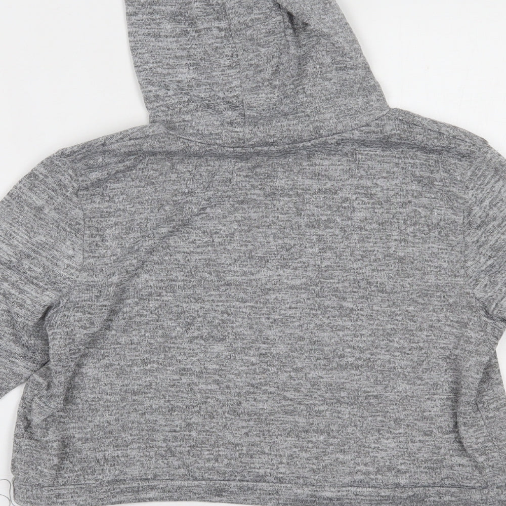 New Look Girls Grey   Pullover Hoodie Size 10-11 Years