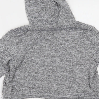 New Look Girls Grey   Pullover Hoodie Size 10-11 Years