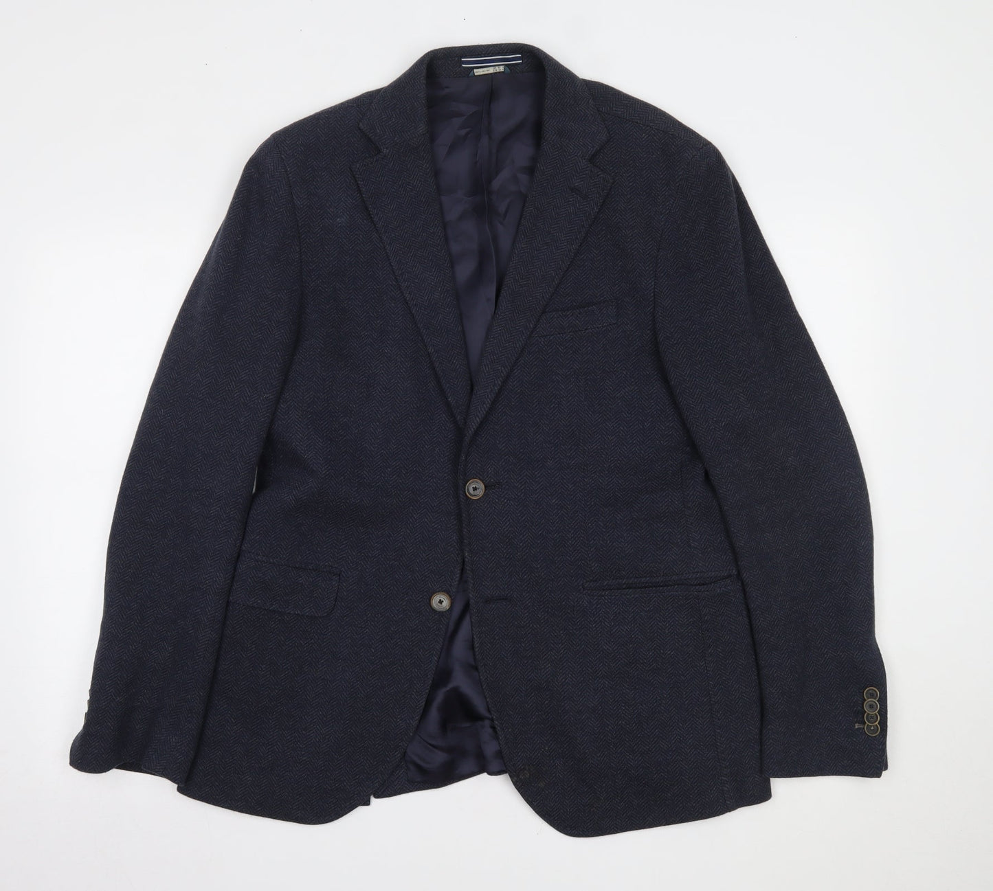 Mens UK Size 40 Preworn Regular Blue Suit Jacket