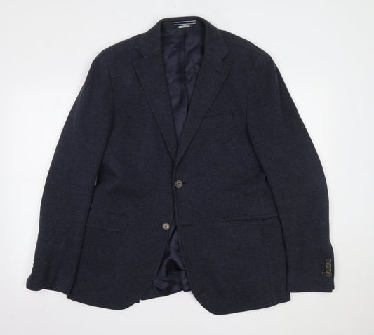 Mens UK Size 40 Preworn Regular Blue Suit Jacket