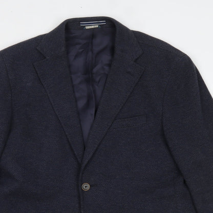 Mens UK Size 40 Preworn Regular Blue Suit Jacket