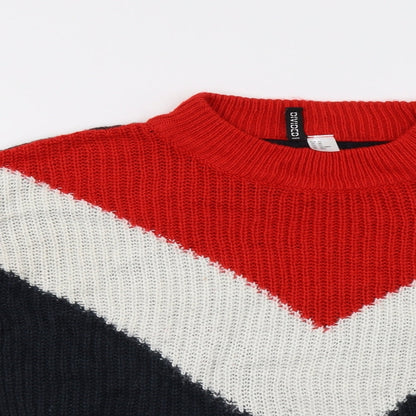 Womens UK Size XS H&M Multicoloured Pullover Jumper