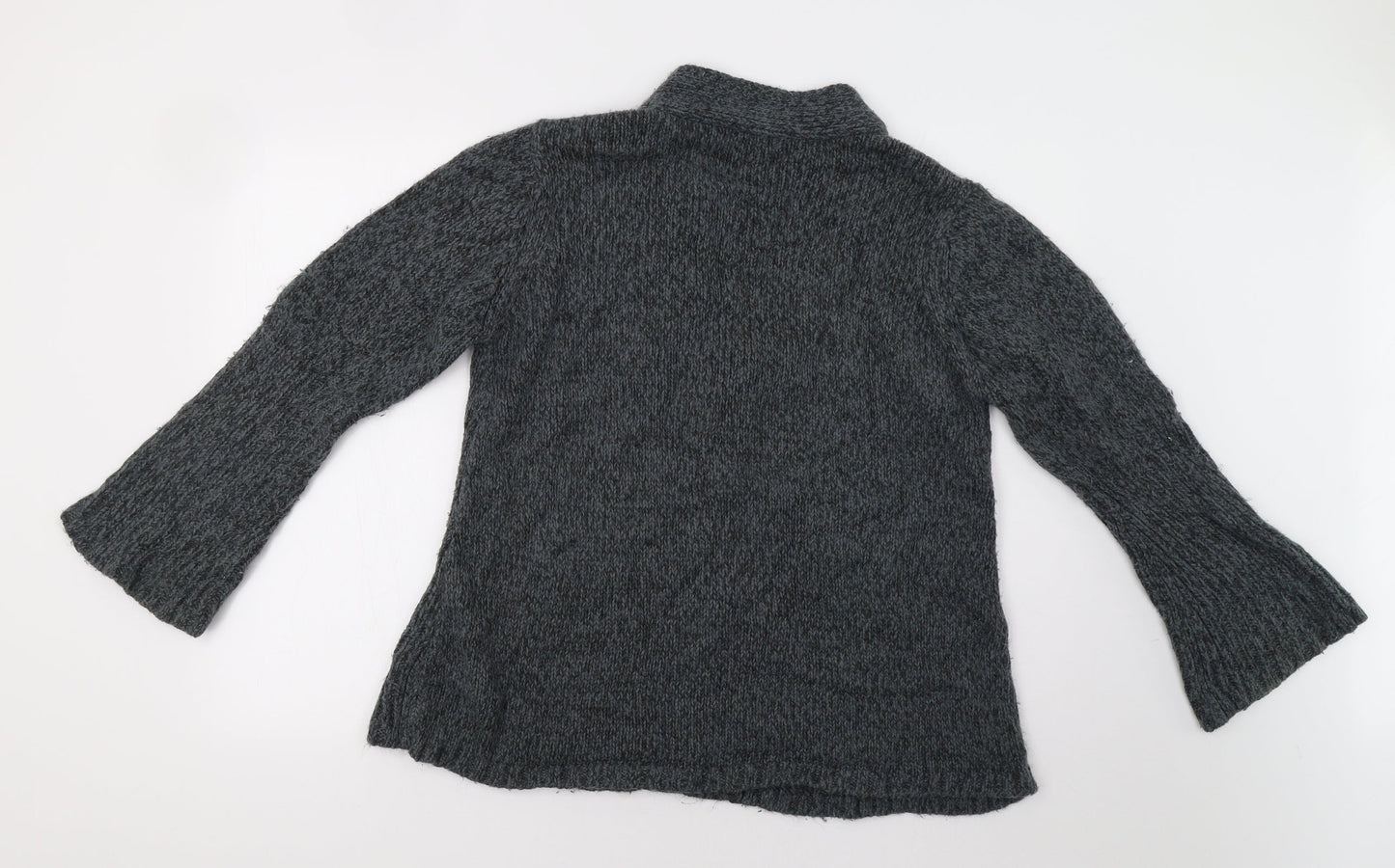 Womens UK Size M BM Grey Cardigan Jumper
