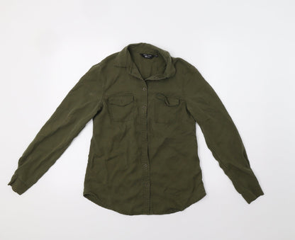 New Look Girls Green   Basic Button-Up Size 12 Years