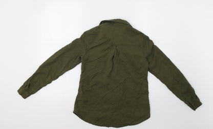 New Look Girls Green   Basic Button-Up Size 12 Years