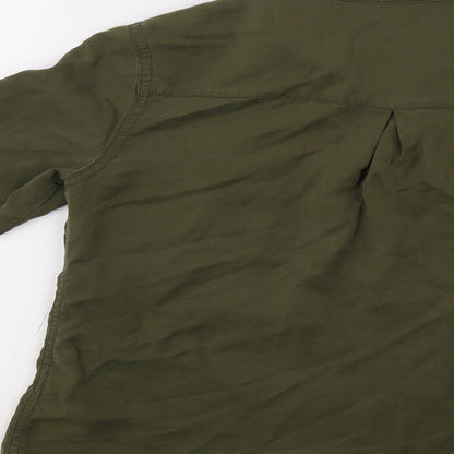 New Look Girls Green   Basic Button-Up Size 12 Years