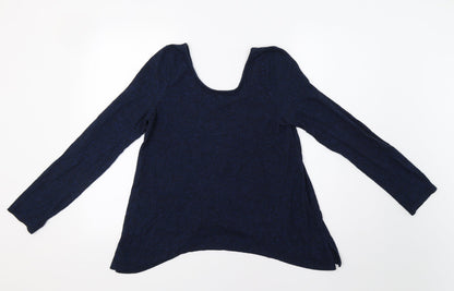 Additional front view of Akemi+Kin women’s blue jumper, size S