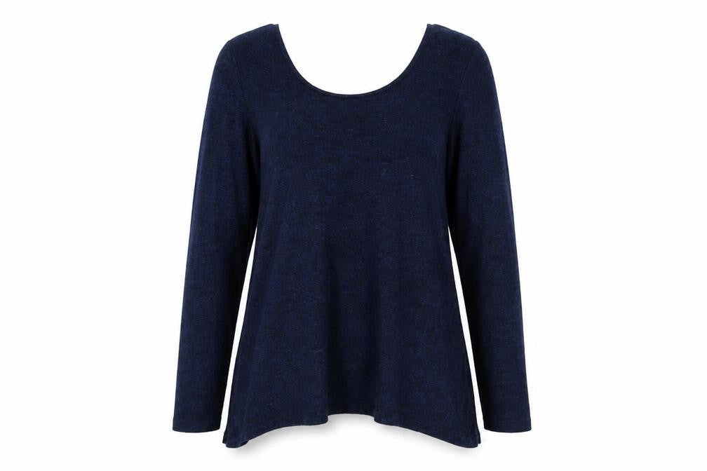 Front view of Akemi+Kin women’s blue jumper, size S