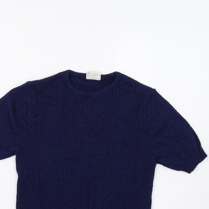 Womens UK Size 14 M&S Blue Pullover Jumper