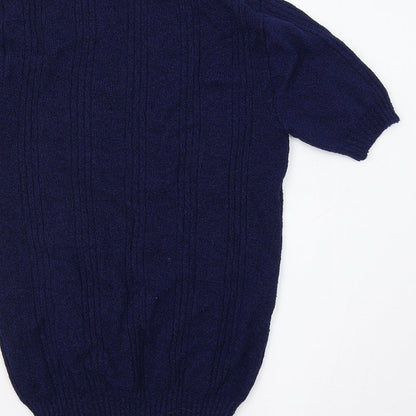 Womens UK Size 14 M&S Blue Pullover Jumper