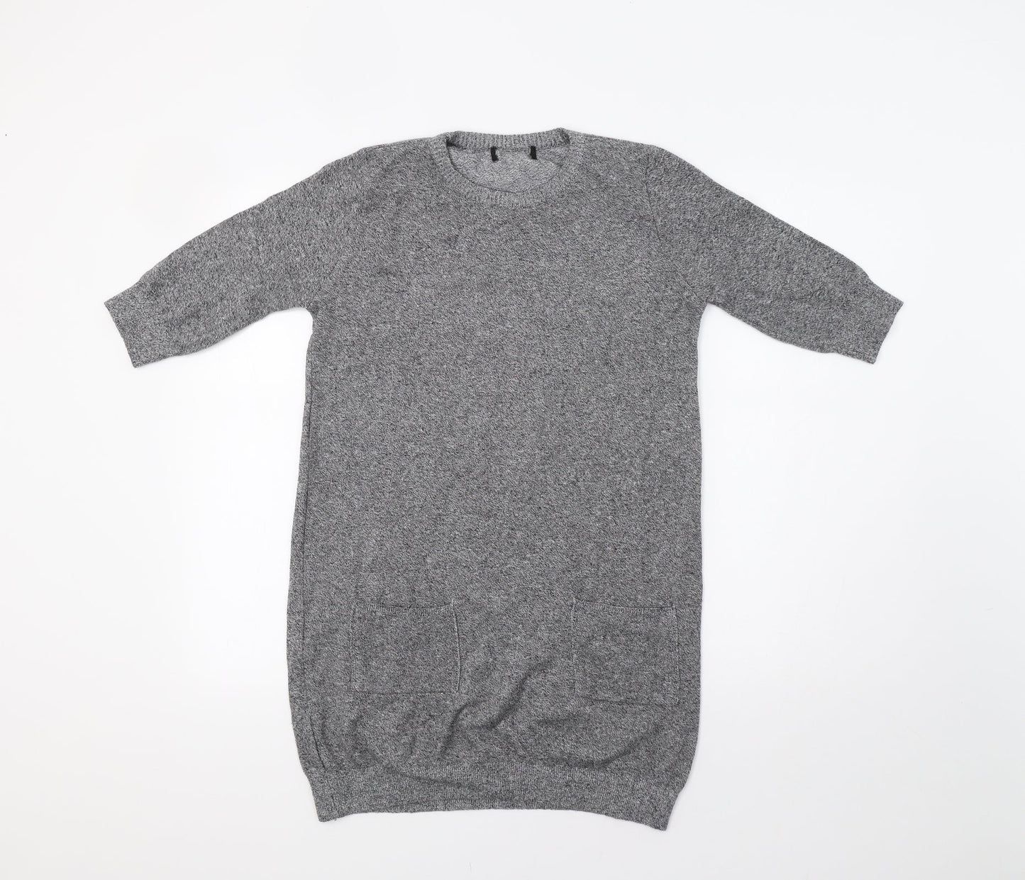 Primark Womens Grey   Jumper Dress  Size 8