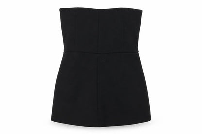 Womens UK Size 10 As You Black Basic Blouse