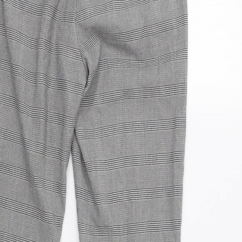 Womens UK Size 6 H&M Regular Fit Dress Pants Grey Trousers