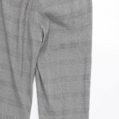 Womens UK Size 6 H&M Regular Fit Dress Pants Grey Trousers