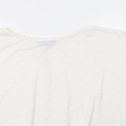 Womens UK Size L New Look White Basic Blouse