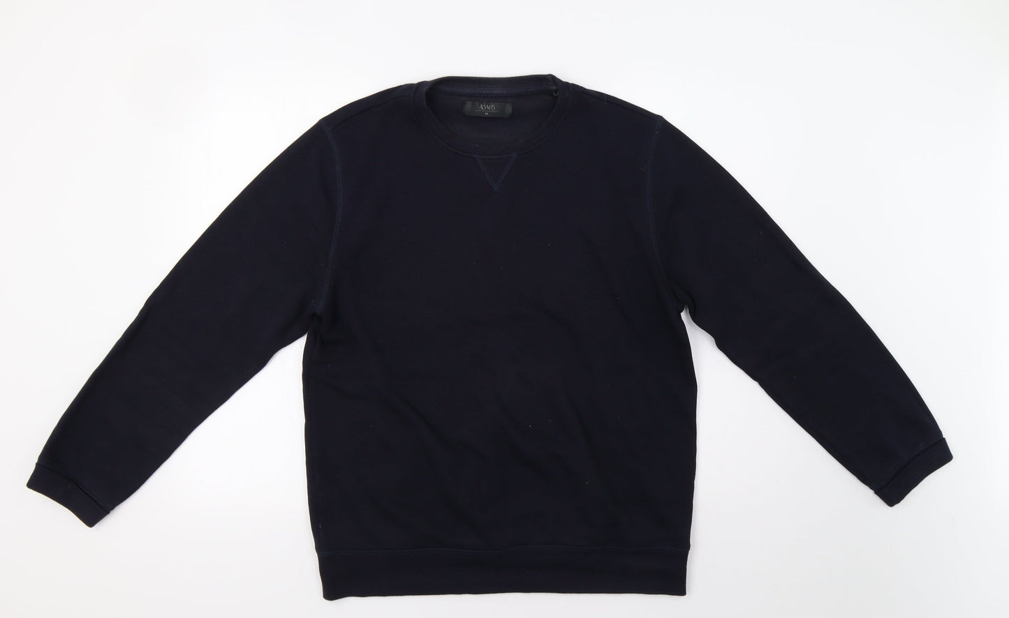 Mens UK Size M Matalan Blue Vest Sweatshirt