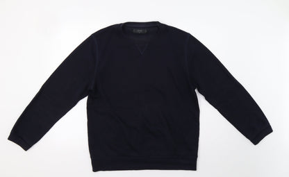Mens UK Size M Matalan Blue Vest Sweatshirt