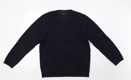 Mens UK Size M Matalan Blue Vest Sweatshirt
