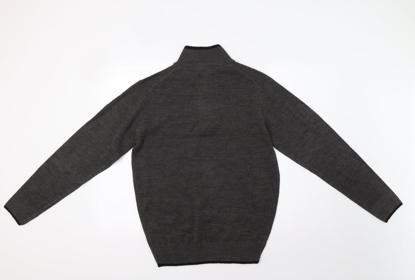 Norsons Mens Grey   Henley Jumper Size M