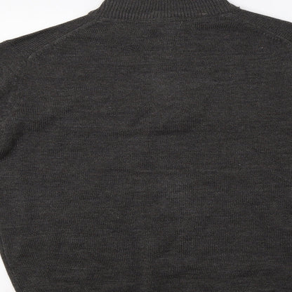 Norsons Mens Grey   Henley Jumper Size M
