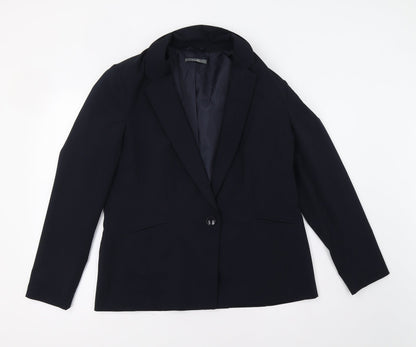 South Womens Blue   Jacket Blazer Size 16