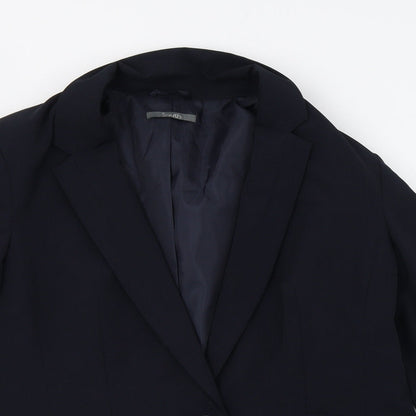 South Womens Blue   Jacket Blazer Size 16