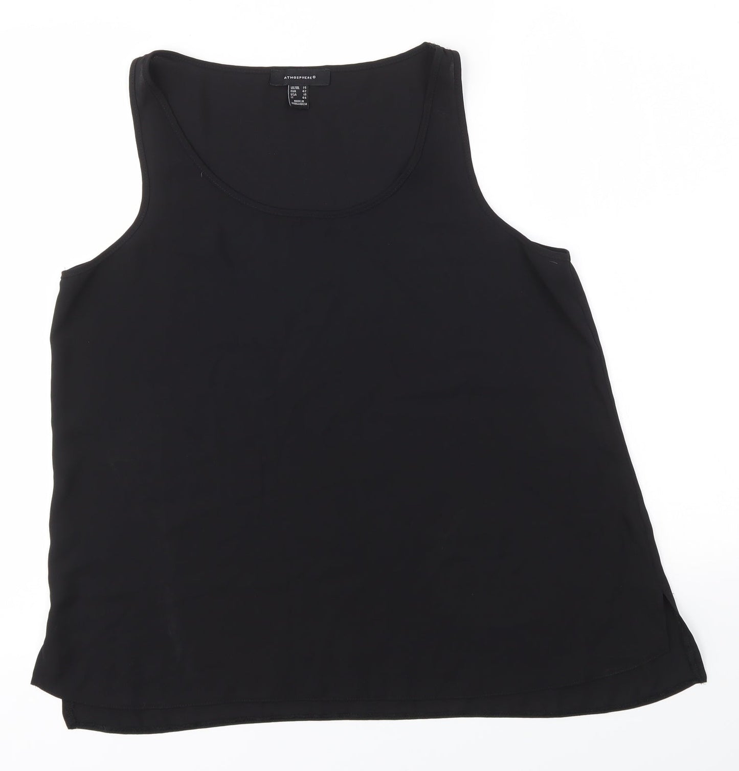 Primark Womens Black   Basic Tank Size 14