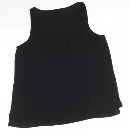 Primark Womens Black   Basic Tank Size 14