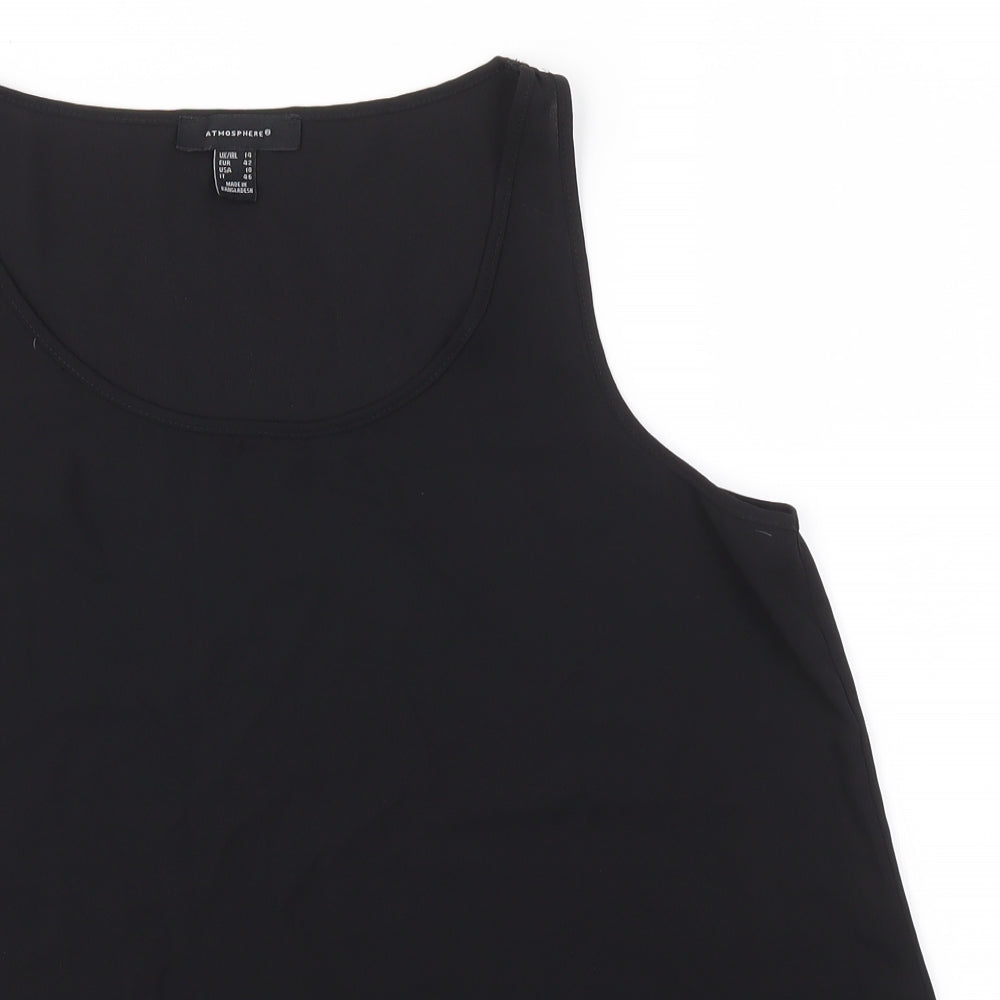 Primark Womens Black   Basic Tank Size 14