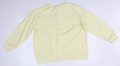 F&F Womens Yellow   Pullover Jumper Size 14