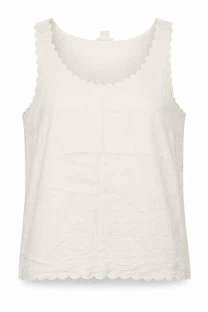 Womens UK Size L H&M Ivory Basic Blouse