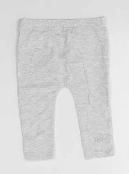 F&F Baby Grey   Jogger Leggings Size 6-9 Months  - Me to you