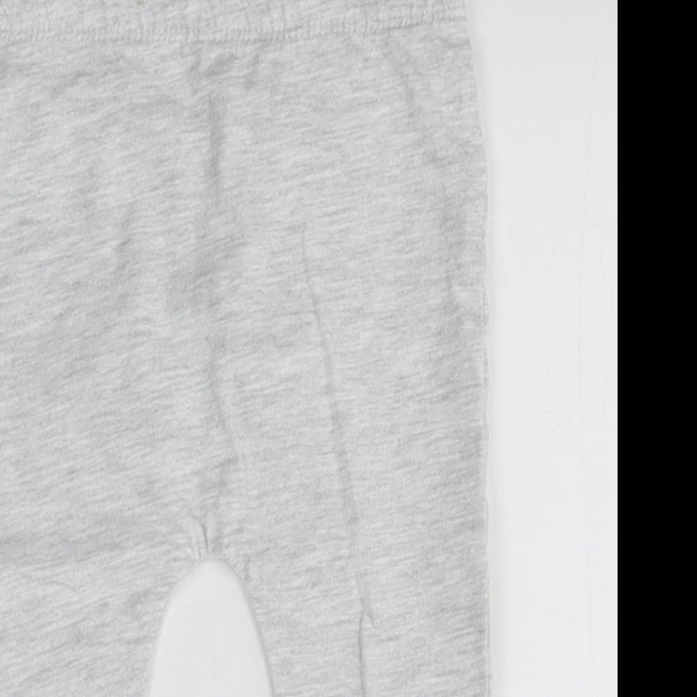 F&F Baby Grey   Jogger Leggings Size 6-9 Months  - Me to you