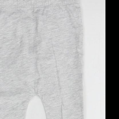 F&F Baby Grey   Jogger Leggings Size 6-9 Months  - Me to you