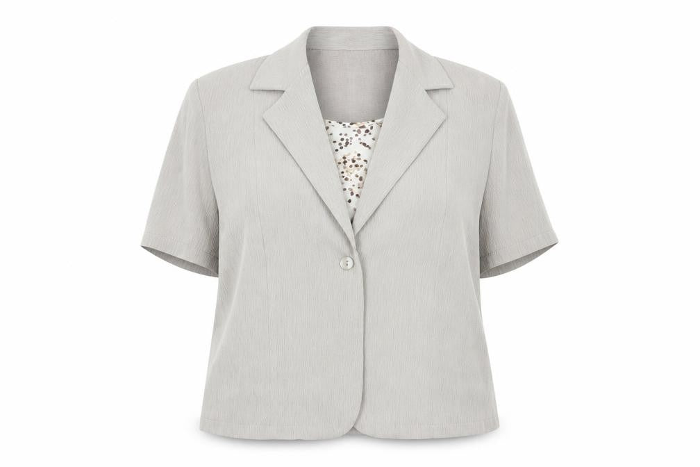 Womens UK Size 16 Berkertex Beige Basic Button-Up