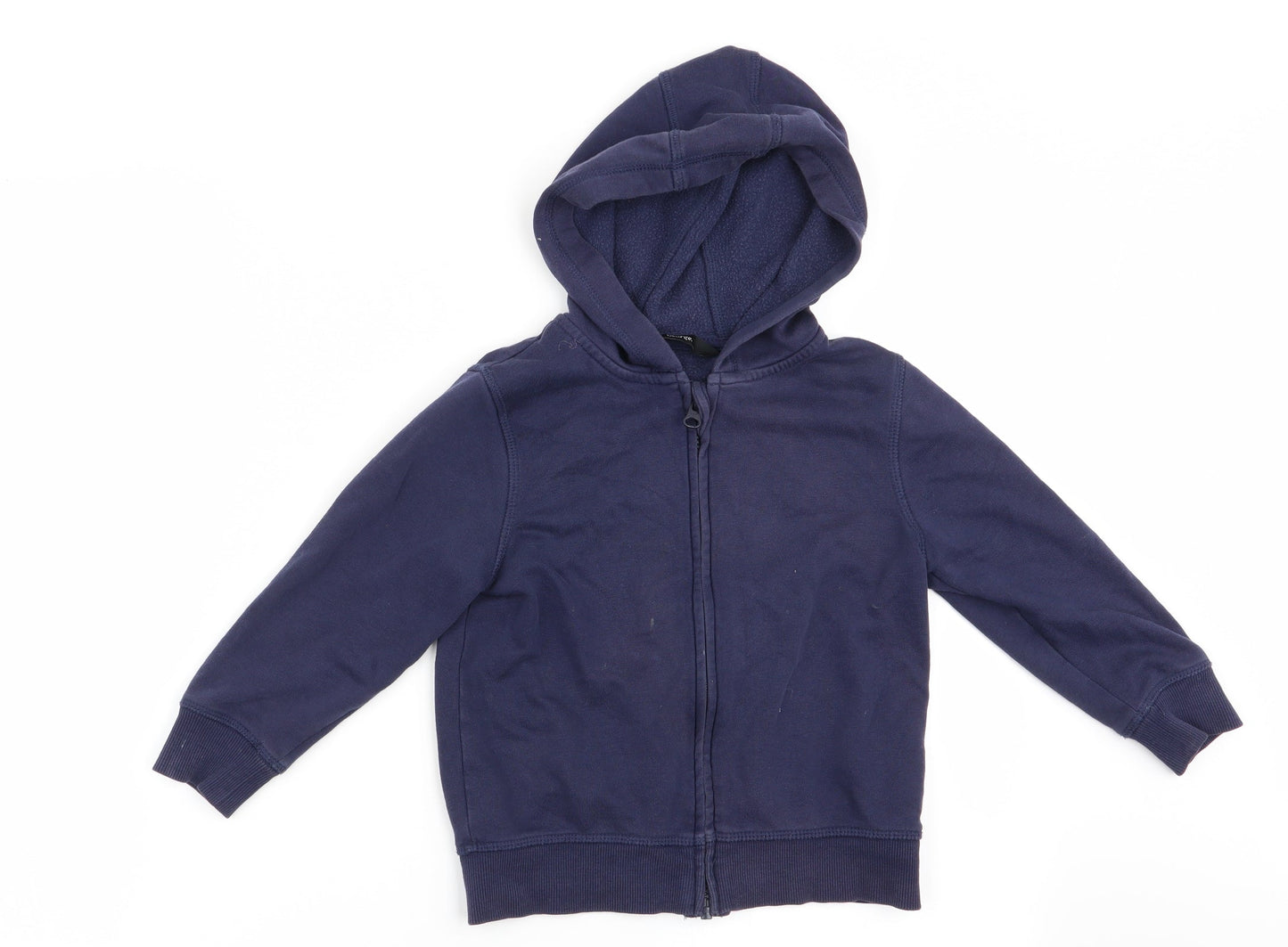 George Boys Blue   Full Zip Hoodie Size 3-4 Years