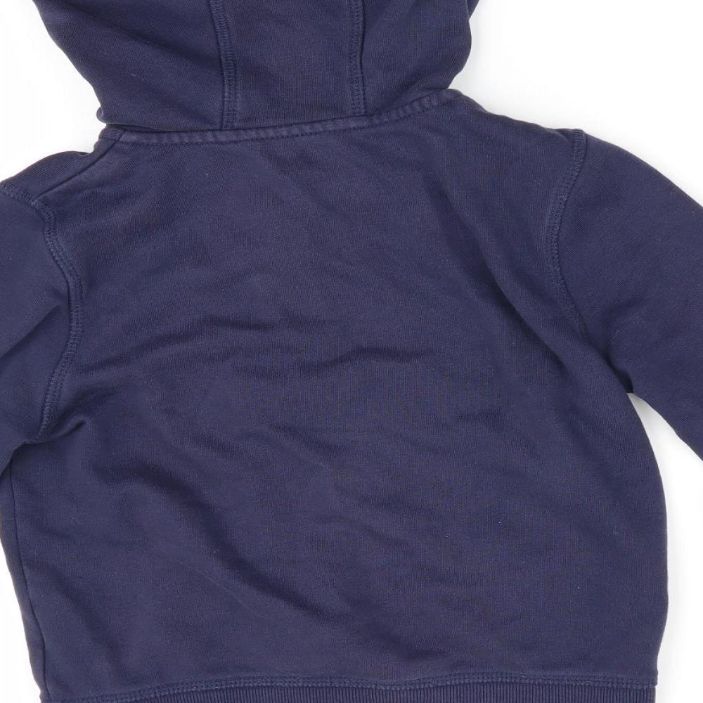 George Boys Blue   Full Zip Hoodie Size 3-4 Years