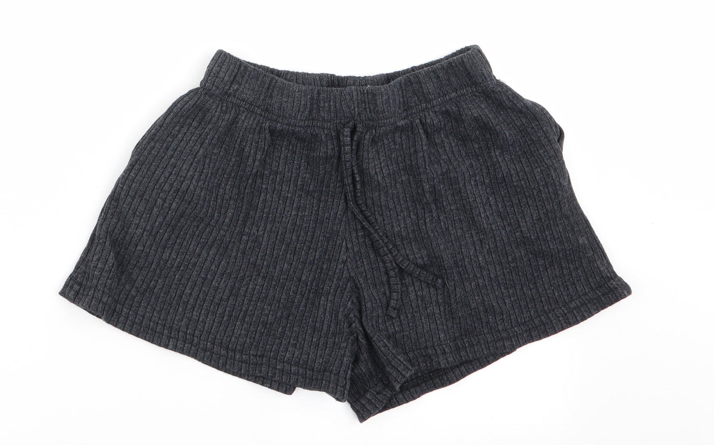 New Look Womens Grey   Paperbag Shorts Size S